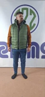 پافر یا ژیله زمستانی رنگ زیتونی